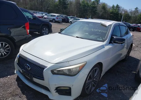 2014 Infiniti Q50 Premium z USA, uszkodzony, nr VIN JN1BV7AR8EM694519